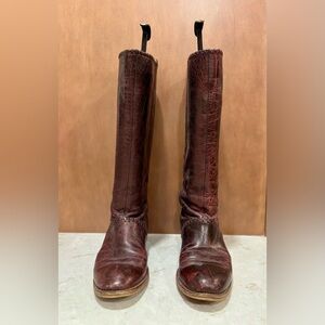 Lucky Penny Leather Boots from Anthropologie